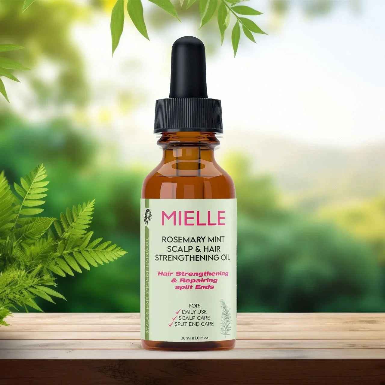 Rosemary Mint Scalp & Hair Strengthening Oil – 30ml-Pack of 2