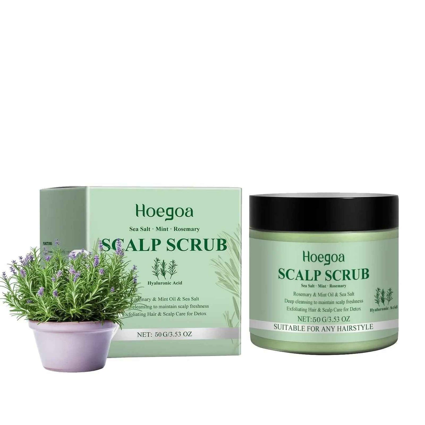 Rosemary Mint Scalp Detox Scrub – Deep Cleansing & Revitalizing Treatment (30ml)