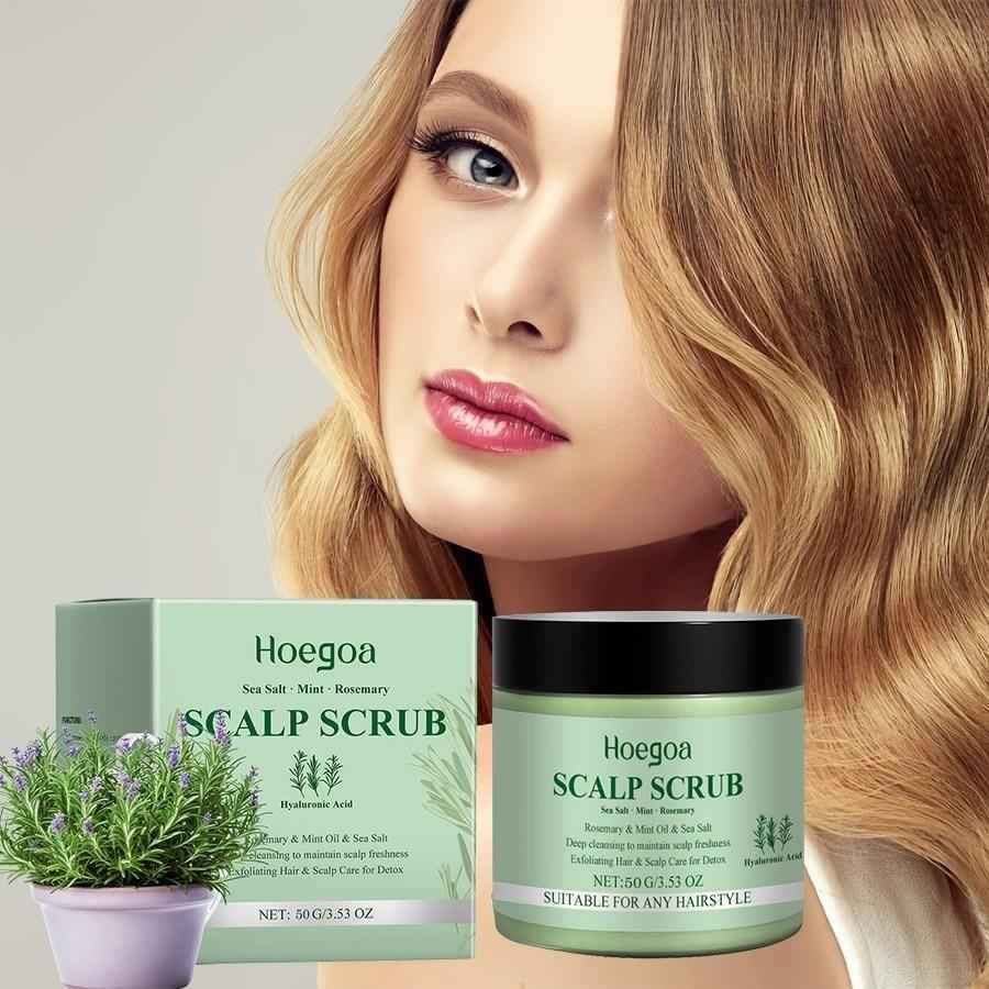 Rosemary Mint Scalp Detox Scrub – Deep Cleansing & Revitalizing Treatment (30ml)