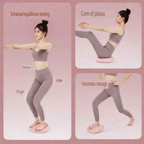 Inflatable Core Trainer Yoga Balance Pad Set