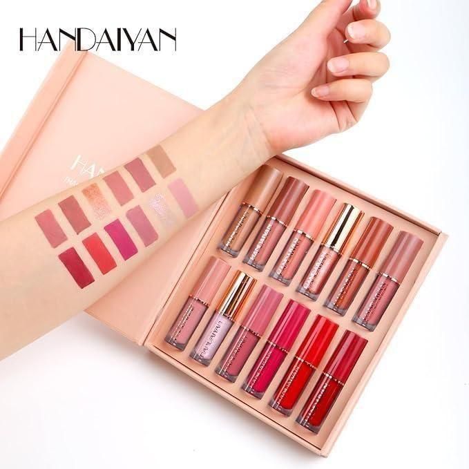 Velvet Matte Liquid Lipstick Set 12Pcs - UrbanZora.com