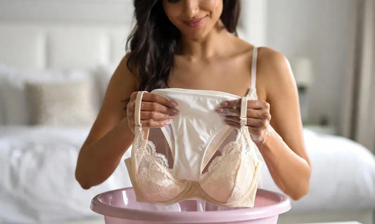 Gentle hand washing of delicate innerwear at home
