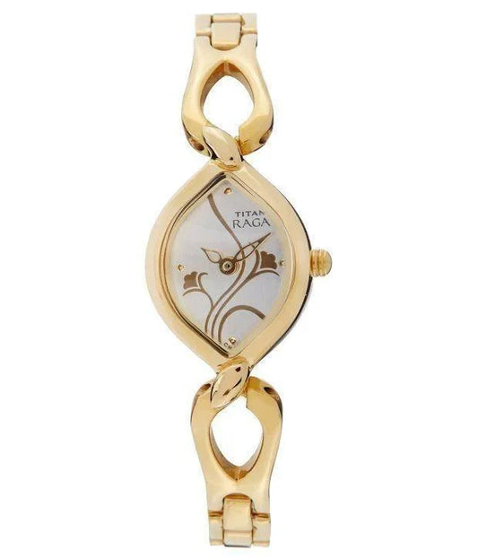 Titan Analog Silver Dial Women's Watch - UrbanZora.com