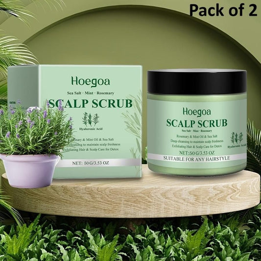 Rosemary Mint Scalp Detox Scrub – Deep Cleansing & Revitalizing Treatment (30ml)