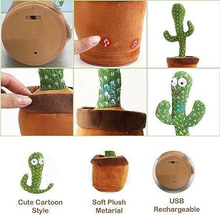 LED Musical Dancing & Mimicry Cactus Toy - UrbanZora.com