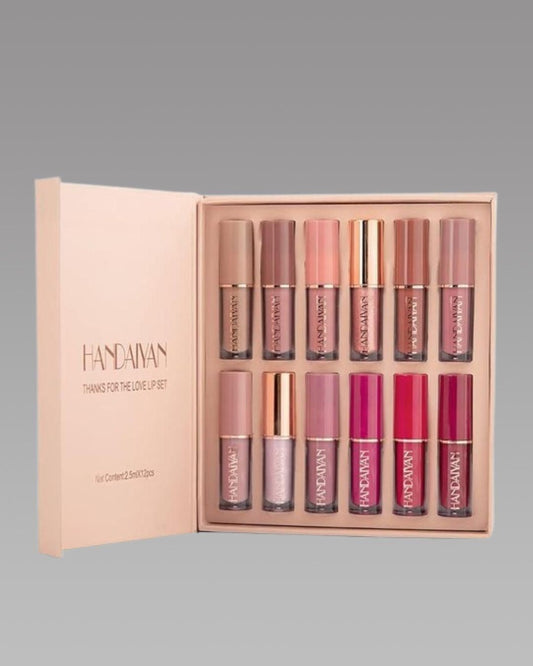 Velvet Matte Liquid Lipstick Set 12Pcs - UrbanZora.com