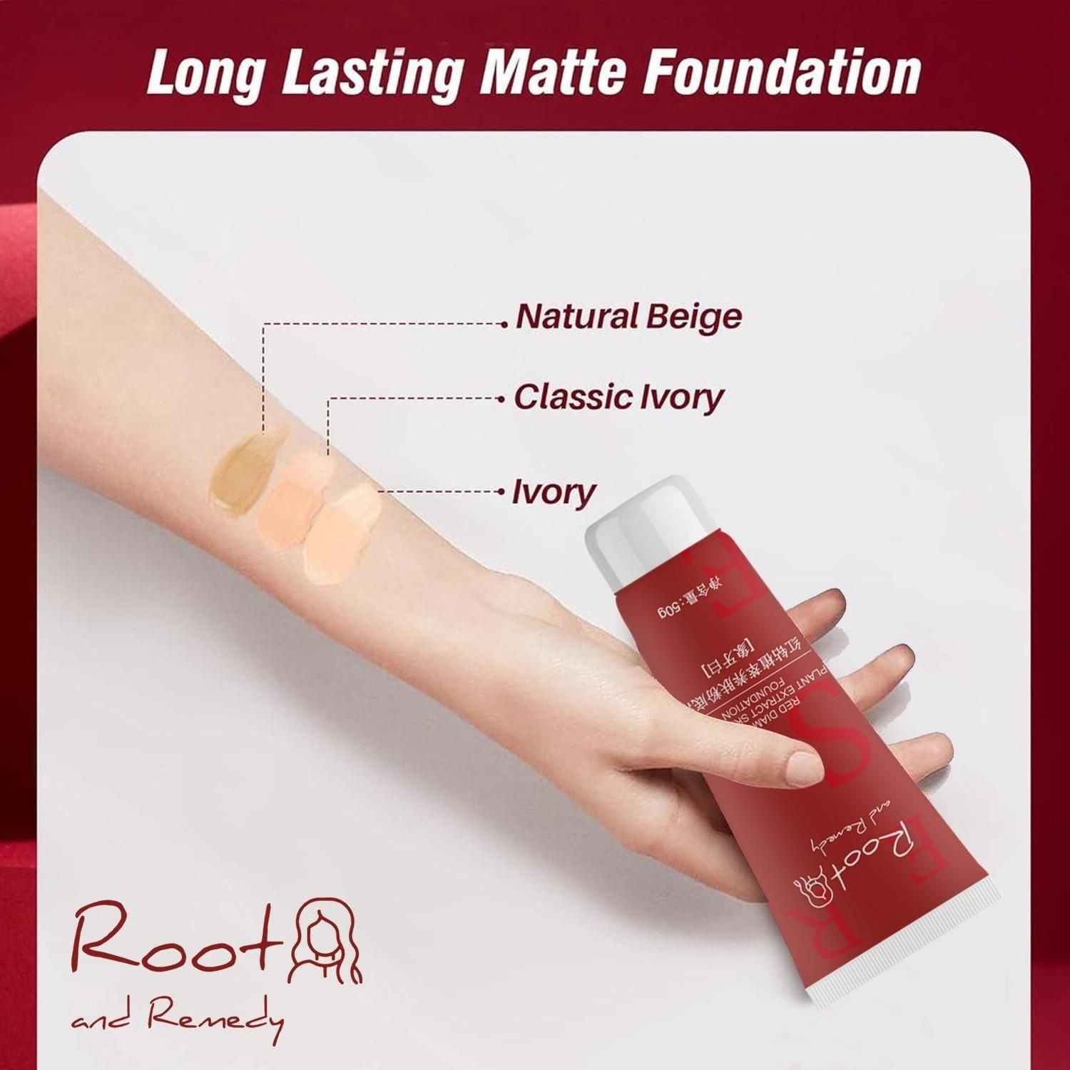 Red Diamond Plant Extract Skin Liquid Foundation 100g Pack of 2