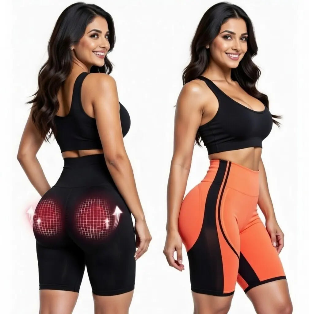Belly-control butt-lifting body-shaping pants
